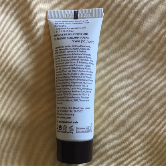 Ahava Purifying Mud Mask Travel Size 0.9 oz - Picture 2 of 4